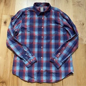 Men’s Gap Plaid Collared Button Down Long Sleeve Shirt